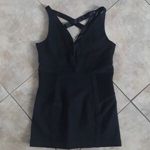 Express Black Sleeveless Mini Dress. Size: Large
